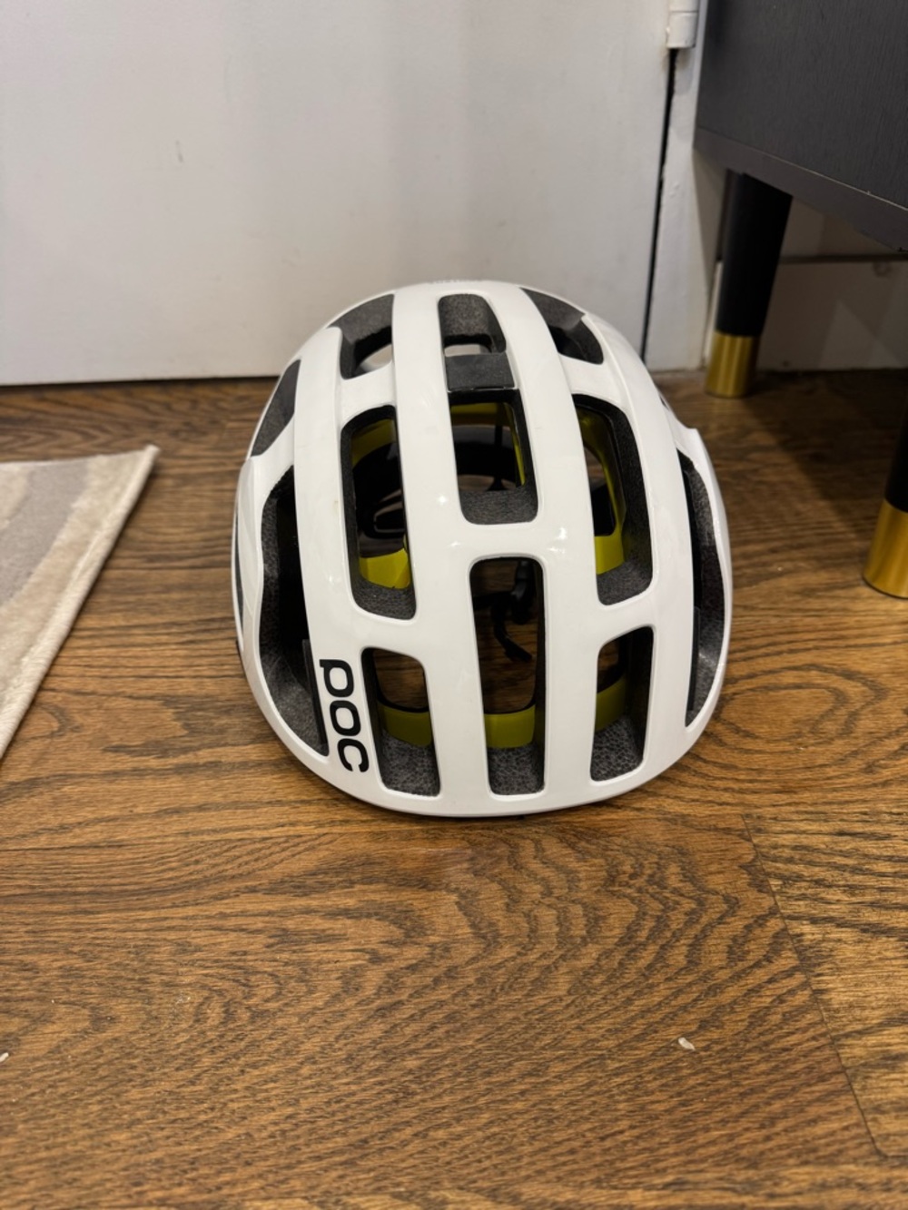 POC White Men’s Cycling Helmet - Lightweight Ventilated Design